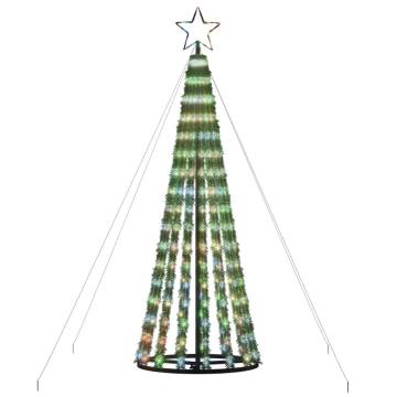 Colorful 275 LEDs Christmas Tree Light Cone - 180 cm