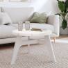 Table Top Round White Ø60x3 cm Solid Wood Pine Colour white Size 60 x 3 cm Quantity in Package 1 