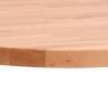 Round Solid Wood Beech Table Top Ø80x1.5 cm - HipoMarket