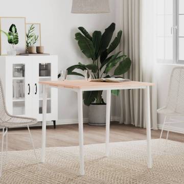 Square Solid Beech Wood Table Top 70x70 cm | HipoMarket