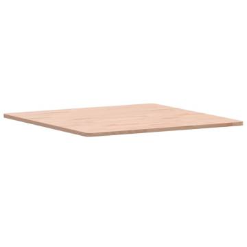 Square Solid Beech Wood Table Top 70x70 cm | HipoMarket