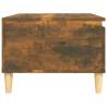 Scandinavian Coffee Table in Smoked Oak - 90x50 cm