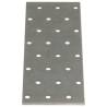 Perforated Plates 40 pcs | Galvanised Steel, 160x60mm, 2mm