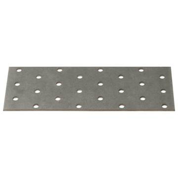 Perforated Plates 40 pcs | Galvanised Steel, 160x60mm, 2mm