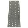 Perforated Plates 40pcs Galvanised Steel 300x80mm - Hipomarket