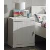 Vipack Nightstand Robin - Stylish White Nightstand for Kids