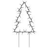 Christmas Light Decorations with Spikes - 3 pcs Tree 50 LEDs