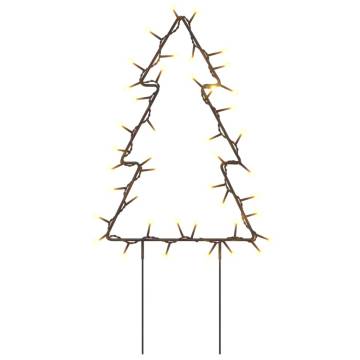 Christmas Light Decorations with Spikes - 3 pcs Tree 50 LEDs