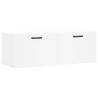 White Wall Cabinet 100x36.5x35 cm | Stylish Storage Solution