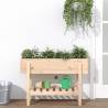 Garden Raised Bed 101x30x69 cm Solid Wood Pine Colour natural pine Size 101 x 30 x 69 cm Quantity in Package 1 