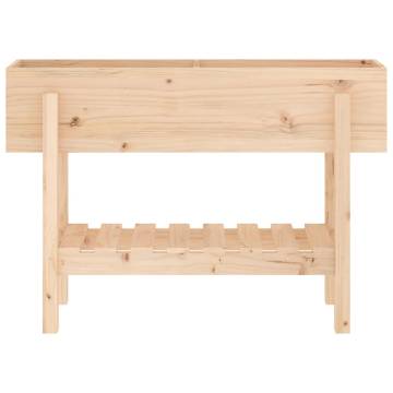 Garden Raised Bed 101x30x69 cm - Solid Pine Wood | HipoMarket