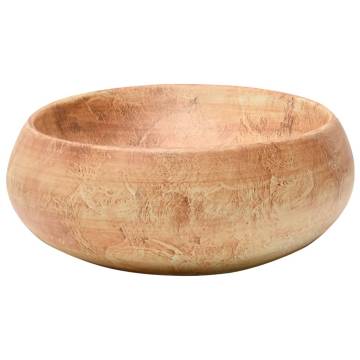 Brown Oval Countertop Basin 59x40 cm - Ceramic Sink