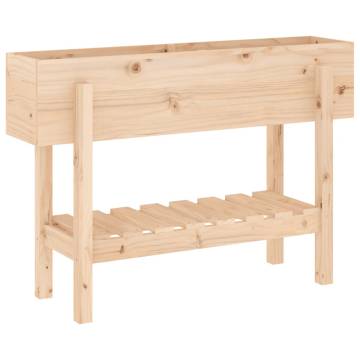 Garden Raised Bed 101x30x69 cm - Solid Pine Wood | HipoMarket