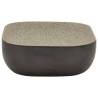 Grey & Black Rectangular Countertop Basin - Ceramic 48x37.5 cm