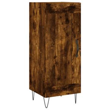 Elegant Highboard Smoked Oak - 34.5x34x180 cm | Hipomarket