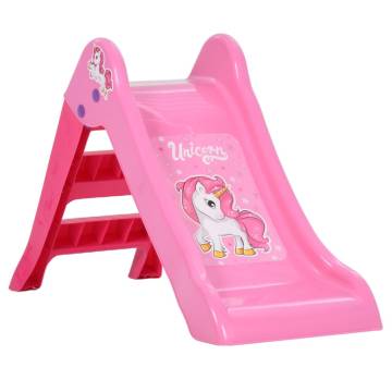 Foldable Kids Slide - 111 cm Pink | Fun & Safe Playtime