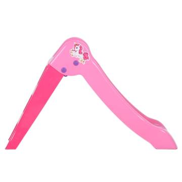 Foldable Kids Slide - 111 cm Pink | Fun & Safe Playtime