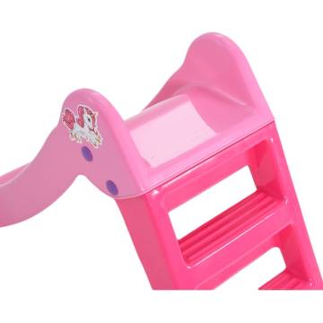 Foldable Kids Slide - 111 cm Pink | Fun & Safe Playtime