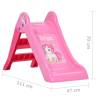 Foldable Kids Slide - 111 cm Pink | Fun & Safe Playtime