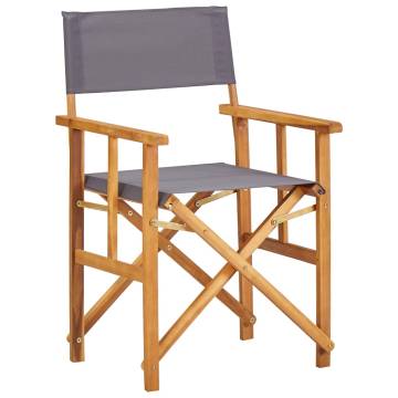 Solid Acacia Wood Director's Chairs - Stylish & Durable