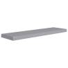 Stylish Floating Wall Shelves - 4 Pcs Grey MDF