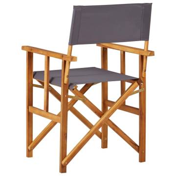 Solid Acacia Wood Director's Chairs - Stylish & Durable