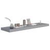 Stylish Floating Wall Shelves - 4 Pcs Grey MDF