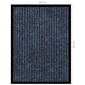 Striped Blue Doormat 40x60 cm | Hipomarket