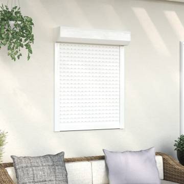 Roller Shutter Aluminium 80x100 cm - White | HipoMarket