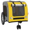 Pet Bike Trailer - Yellow & Grey Oxford Fabric | Durable & Comfortable