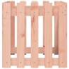 Garden Planter with Fence Design - Solid Douglas Wood 50x50 cm