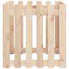 Garden Planter with Fence Design - Solid Pine 60x60x60 cm