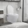 Wall Hung Rimless Toilet with Bidet Function - Stylish and Space-Savin