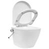 Wall Hung Rimless Toilet with Bidet Function - Stylish and Space-Savin