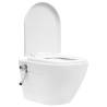 Wall Hung Rimless Toilet with Bidet Function - Stylish and Space-Savin