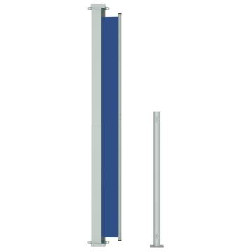 Patio Retractable Side Awning 180x500 cm - Blue | Hipomarket