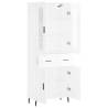 Highboard High Gloss White - Stylish Storage Solution