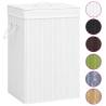 Bamboo Laundry Basket White 72 L - Stylish & Functional Storage