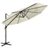 4-Tier Parasol with Aluminium Pole Sand 3x3 m Colour sand Quantity in Package 1 