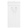 Bamboo Laundry Basket White 72 L - Stylish & Functional Storage