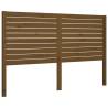 Honey Brown Bed Headboard 126x4x100 cm - Solid Pine Wood