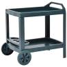 Beverage Cart Green 69x53x72 cm Plastic Colour green 