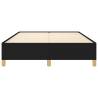 Black Fabric Bed Frame 135x190 cm - Durable & Stylish