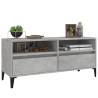 Concrete Grey TV Cabinet - Stylish & Functional Design