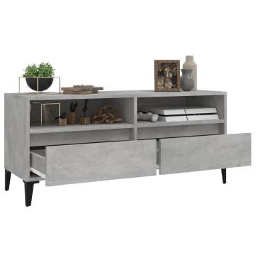 Concrete Grey TV Cabinet - Stylish & Functional Design