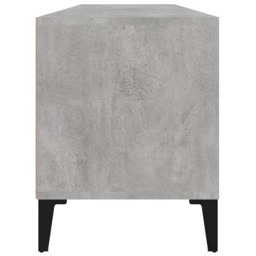 Concrete Grey TV Cabinet - Stylish & Functional Design