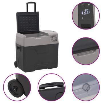 Portable Cool Box with Wheels & Handle - 30L Capacity