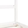 Kids Bed Frame with Drawers - White Solid Pine 80x200 cm