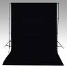 Backdrop Cotton Black 600x300 cm | High Quality Photography