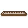 Honey Brown Solid Wood Bed Frame 75x190 cm | HipoMarket